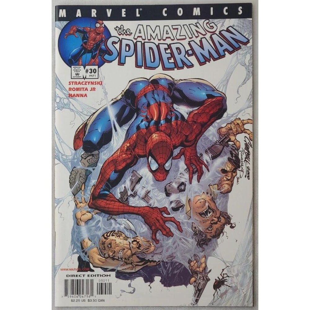 Amazing Spider-Man 30 Marvel Comics 2001 VF/NM 9.0 Key 1st Morlun Ezekiel